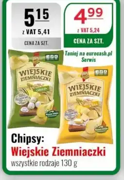 Eurocash Chipsy Wiejskie Ziemniaczki oferta