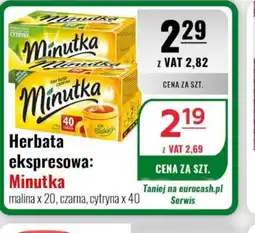 Eurocash Herbata ekspresowa Minutka oferta