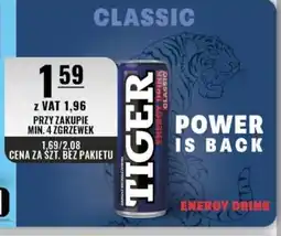 Eurocash Tiger Energy Drink Classic oferta
