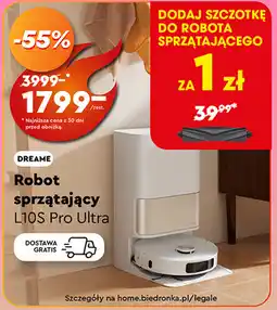 Biedronka Robot sprzątający L10S Pro Ultra DREAME oferta