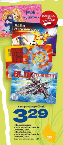 Twój Market Blok rysunkowy/techniczny oferta