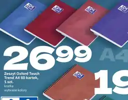 Twój Market Zeszyt Oxford Touch Trend A4 oferta