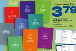 Twój Market Zeszyt przedmiotowy Herlitz A5 oferta