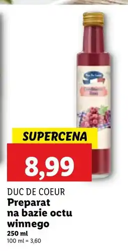 Lidl Ocet winny Duc De Coeur oferta