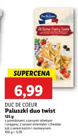 Lidl Przekąski Duc De Coeur Paluszki duo twist oferta