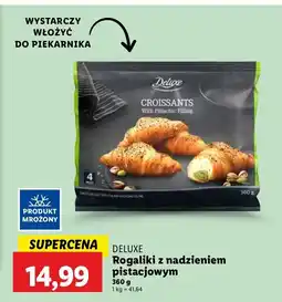 Lidl Rogaliki Deluxe z nadzieniem pistacjowym oferta