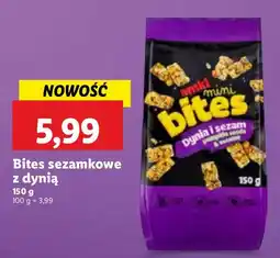 Lidl Przekąski Bites sezamkowe z dynią oferta
