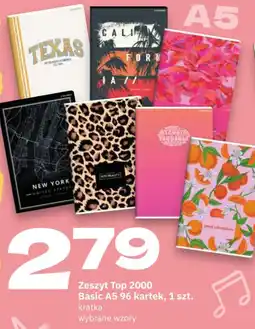 Twój Market Zeszyt Top 2000 Basic A5 oferta