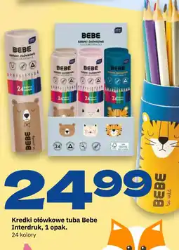 Twój Market Kredki ołówkowe tuba Bebe Interdruk oferta
