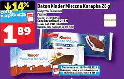 Topaz Baton Kinder Mleczna Kanapka oferta