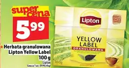Topaz Herbata granulowana Lipton Yellow Label oferta