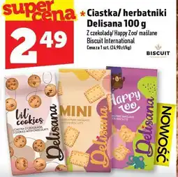 Topaz Ciastka herbatniki Delisana 100 g Biscuit International oferta