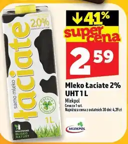 Topaz Mleko Łaciate 2% UHT oferta