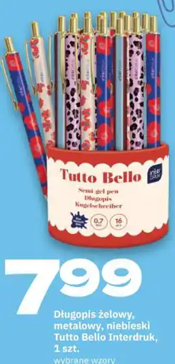 Twój Market Długopis żelowy Tutto Bello Interdruk oferta