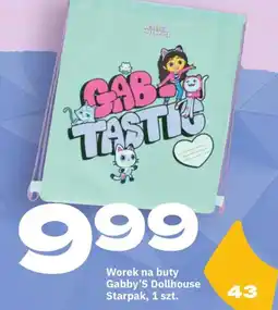 Twój Market Worek na buty Gabby's Dollhouse Starpak oferta