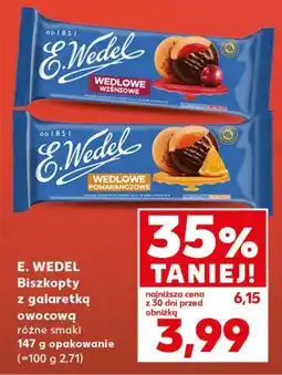 Kaufland Biszkopty z galaretką E. Wedel oferta