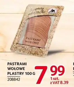 Selgros Pastrami wołowe oferta
