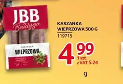 Selgros Kaszanka wieprzowa JBB Bałdyga oferta