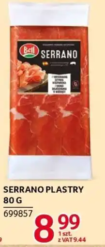 Selgros Serrano plastry oferta