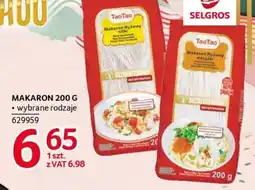 Selgros Makaron Tao Tao oferta