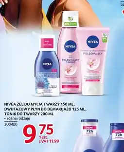 Selgros Nivea żel do mycia twarzy, dwufazowy płyn do demakijażu, tonik do twarzy oferta