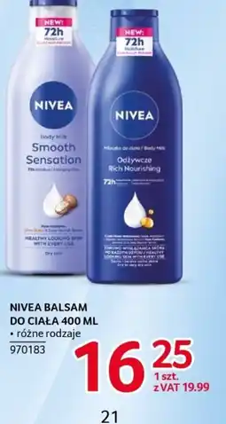Selgros Nivea balsam do ciała oferta