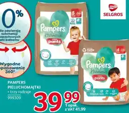 Selgros Pampers pieluchomajtki Harmonie oferta