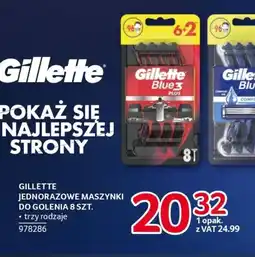 Selgros Gillette Jednorazowe Maszynki do Golenia oferta