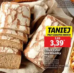 Lidl Chleb żytni bez drożdży Lidl oferta
