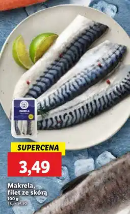 Lidl Makrela filet ze skórą Lidl oferta