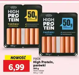 Lidl Parówki High Protein PIKOK oferta