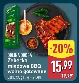 ALDI Żeberka miodowe BBQ Dolina Dobra oferta