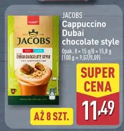 ALDI Kawa Cappuccino Dubai chocolate style Jacobs oferta