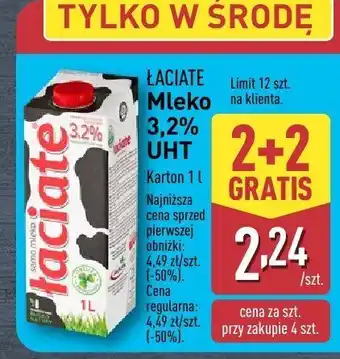 ALDI Mleko UHT Łaciate 3.2% oferta