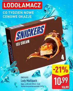 ALDI Lody Snickers Ice Cream Multipack oferta