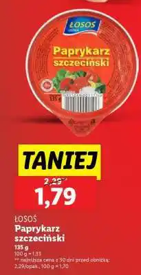 Lidl ŁOSOŚ Paprykarz szczeciński oferta