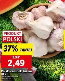 Lidl Polski czosnek, luzem oferta