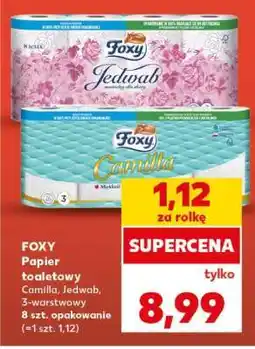 Kaufland FOXY Papier toaletowy Camilla, Jedwab, 3-warstwowy oferta