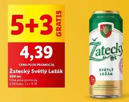 Lidl Žatecký Světlý Ležák oferta