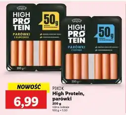 Lidl PIKOK High Protein, parówki oferta