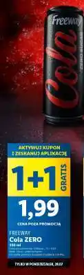Lidl Freeway Cola ZERO oferta