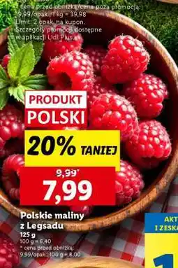Lidl Polskie maliny z Legsadu oferta