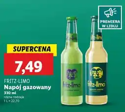 Lidl FRITZ-LIMO Napój gazowany oferta