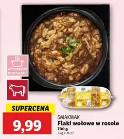 Lidl SMAKMAK Flaki wołowe w rosole oferta