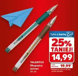 Kaufland TALENTUS Długopisy żelowe 30 szt oferta