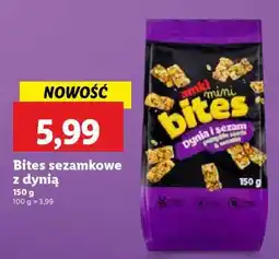 Lidl Bites sezamkowe z dynią oferta