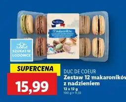 Lidl Zestaw 12 makaroników z nadzieniem oferta