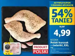 Lidl RZEŹNIK Polski kurczak – ćwiartki, XXL oferta