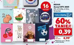 Kaufland REXUS Zeszyt BTS 2025 oferta