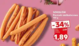 Kaufland SOKOŁÓW Parówki delikatesowe 100 g oferta